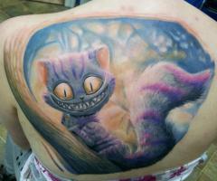 Cheshire Cat tattoo design