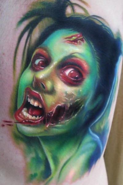 Mujer zombie tattoo