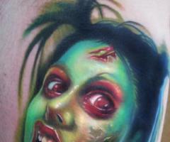 Mujer zombie tattoo