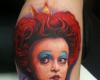 The red queen from Alice in Wonderland