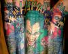 Joker and Harley Quinn Sleeve tattoo
