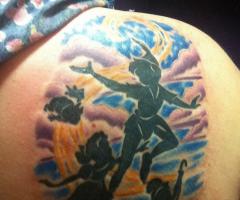 Peter Pan tattoo design