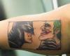 Batman e Coringa tatuagem