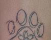 Paw tattoo
