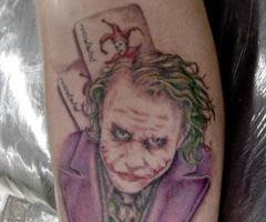 The Joker tattoo design