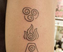 The four elements tattoo