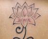 Lotus flower tattoo
