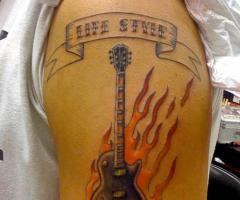Life style tattoo