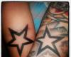 Friends with star tattoo