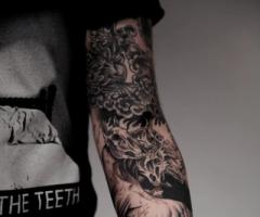 Manga completa en brazo para hombres