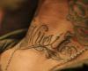 Tatuaje de musica en letras