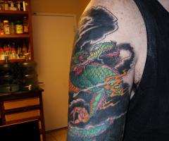 Cover up dragon tattoo