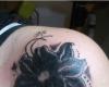 Flower black tattoo