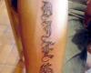 Letras goticas delineadas