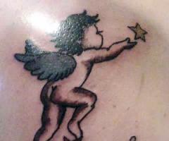 Tatuaje de angelito