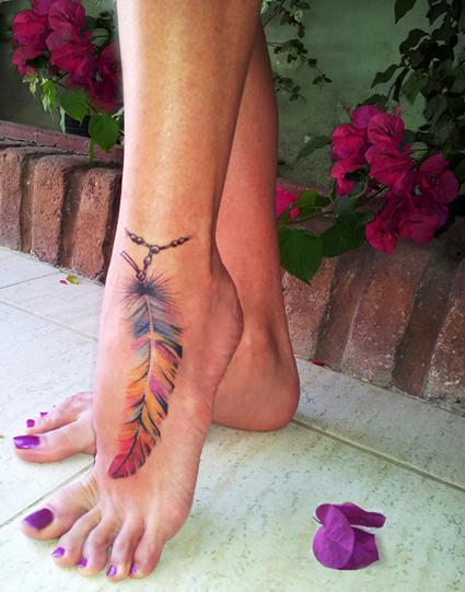 Feather tattoo