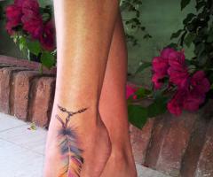 Feather tattoo