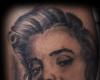 marilyn monreo realist tattoo