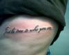 Just be true to who you are tattoo