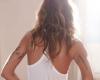 Erin Wasson back tattoos