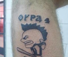 PAOK Thessaloniki tattoo