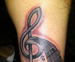25 Music tattoo pictures