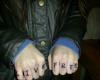 Live Free knuckle tattoo