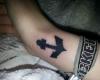 Baby anchor tattoo