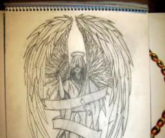 Dibujos de angeles para tatuajes