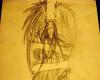 Angel sketch tattoo
