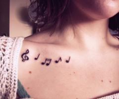 Music tattoos