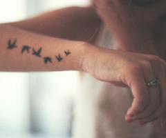 Bird tattoo for women