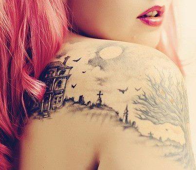Paisaje tattoo