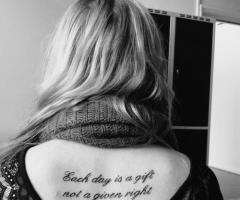 Each day's a gift and not a given right