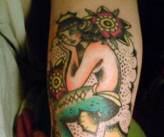 Mermaid tattoo designs