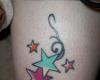 Stars on my left ankle