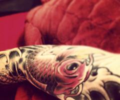 Koi Fish red design