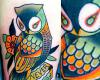 Traditional Owl tatt
