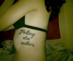 Nothing else matters tattoo