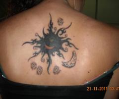 sol, luna y estrellas