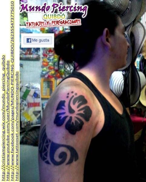 Maori tribal + flor