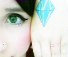 Diamond tattoo for women