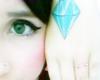 Diamond tattoo for women