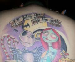 Nightmare before christmas tattoo
