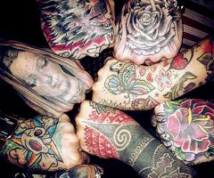 hands tattoos