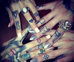 Finger tattoos