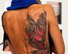 Big butterfly on full back