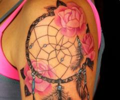 25 Most Beautiful Dreamcatcher Tattoo Pictures