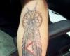 Dreamcatcher tattoo feather