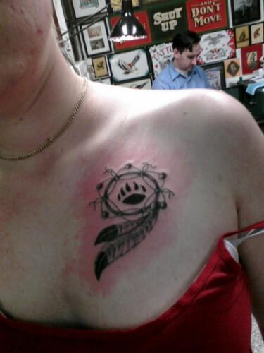 Best Dreamcatcher tattoo for girls
